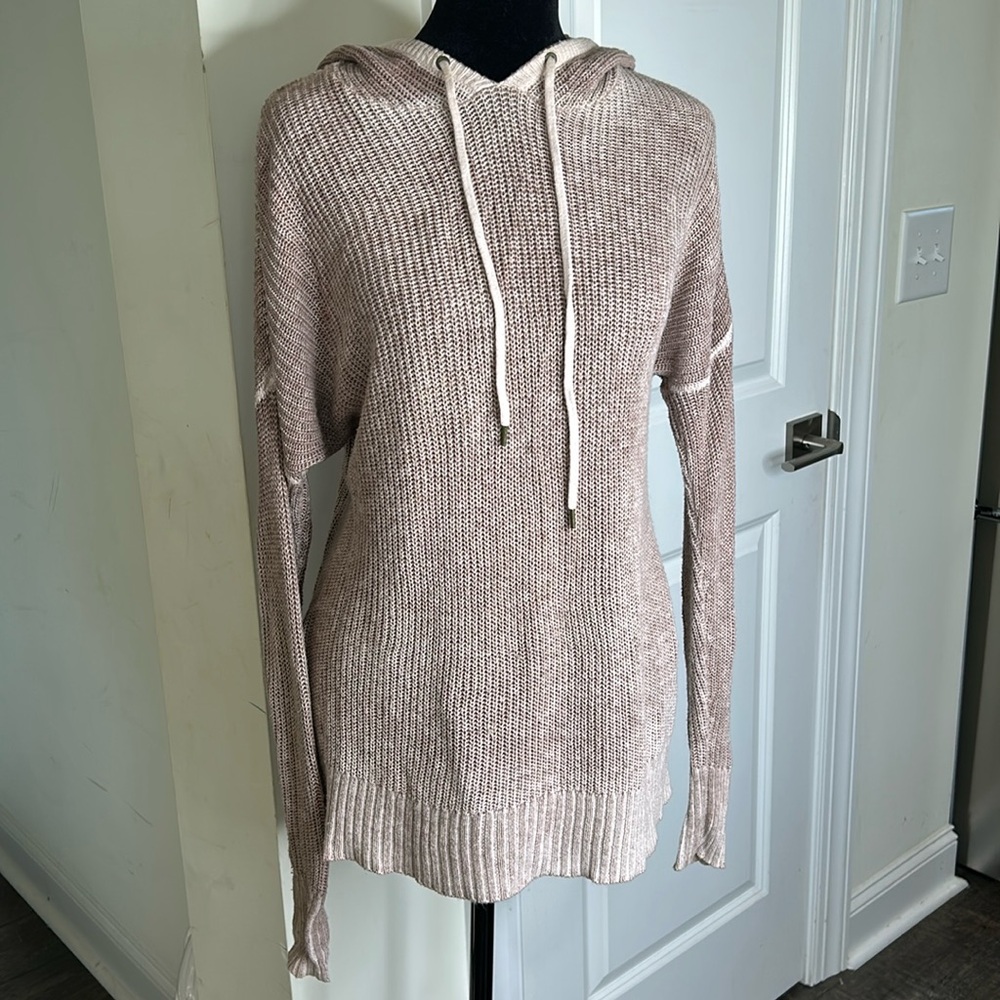 Washed out burgundy sweater hoodie from AEO (SIZE M)